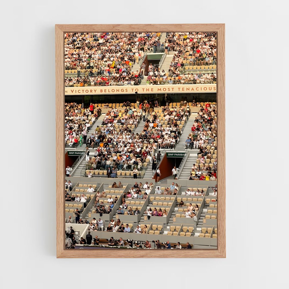 Poster Terre Battue – affiche Tennis (vue 4)